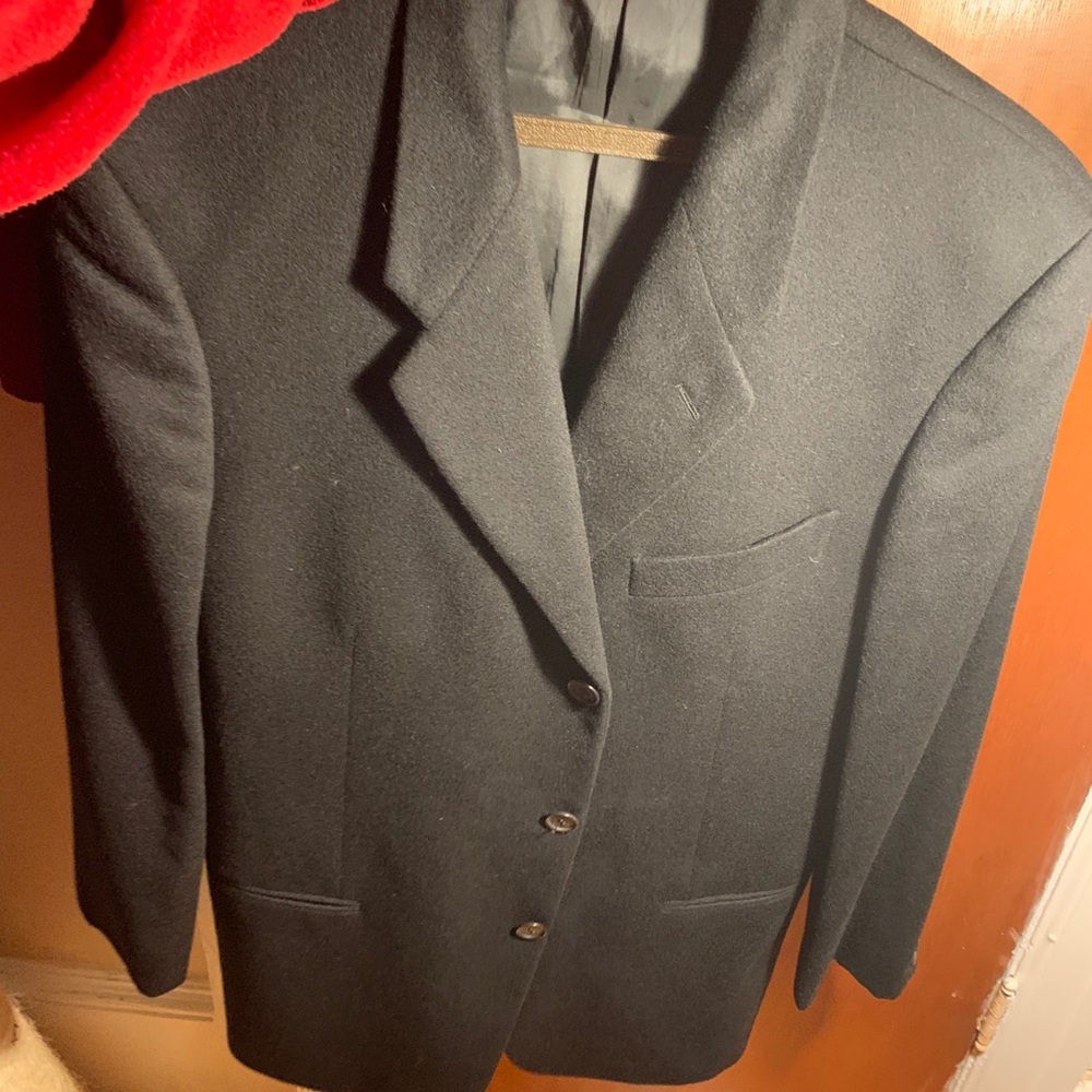 Giorgio Armani Cashmere Blazer. Black. 40 reg.